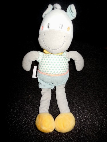 Doudou peluche zèbre cheval - doudou,