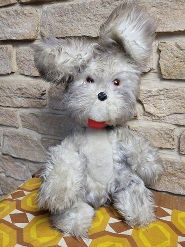 Chien peluche doudou vintage - chien,