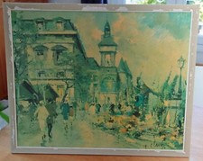 Tableau Fernand Claver Marché