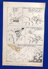 MONZON. Planche originale n°2 O-ROK publiée dans TARTINE n°365. 26,4 x 38 cm