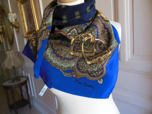 Foulard carré vintage pierre - carré,