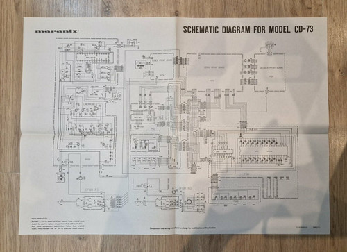 Marantz model original - model, cd-73