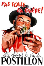 POSTER AFFICHE  VIN POSTILLON