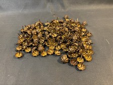 Lot de 190 anciens clous tapissier bronze rosace pour fauteuil bergère voltaire