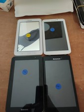 ? Lot 4 Tablettes Samsung Tab 2 Tab 3 Lenovo HS Pour Pièces/Réparation
