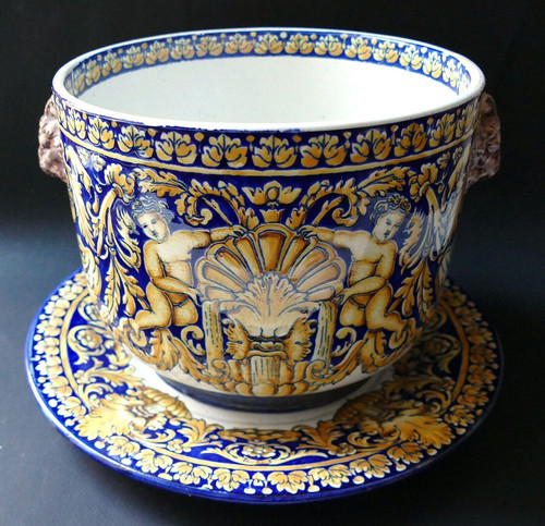 Faience gien cache - gien, et