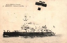 CPA Militaria - 77. Brennus, Croiseur à tourelles - Marine Militaire Française