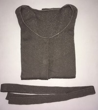 IKKS Gilet Cardigan Gris Anthracite Pailleté + Ceinture 10% Laine Taille L *