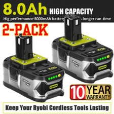 2X 18V 8,0Ah pour RYOBI One+