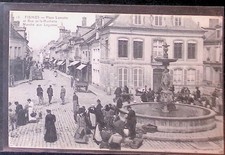 CPA   FISMES  le marché aux légumes