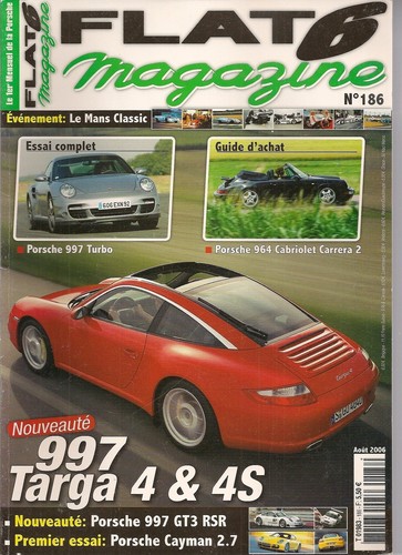 Flat 186 porsche 997 targa - porsche,