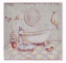 Cadre tableau bois Baignoire -