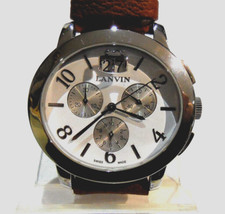 REMARQUABLE Mtr SUISSE ,CHRONOMETRE AUX CENTIEMES,GUICHET  DATE,TBEG & FONCTIONS