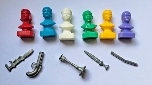 Lot pions armes pièces - pions,