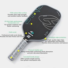 Pagaie de pickleball en fibre