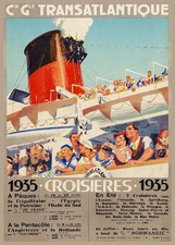 Cie transatlantique bateau - cie,