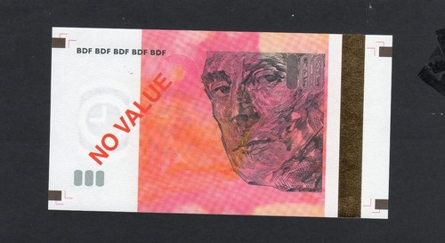 Billet echantillon pour - billet,