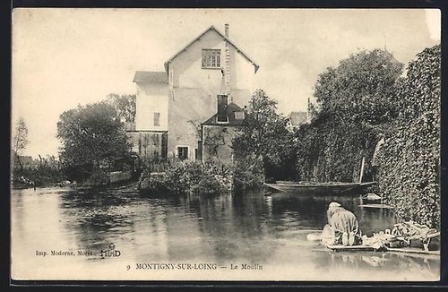 Cpa montigny sur loing le - cpa, montigny-sur-loing,