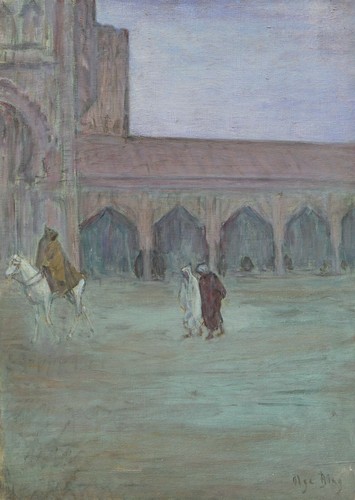 Tableau orientaliste mosquée
