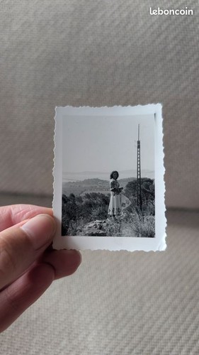 Photo ancienne snapshot femme - photo,
