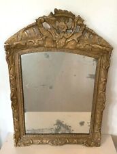Miroir Louis XV en bois sculpté doré Trumeau de cheminée XIX siècle