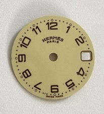 BEL ETAT @ CADRAN DE MONTRE HERMES CLIPPER @ 17 MM DE DIAMETRE @ HERMES DIAL
