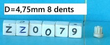 HO   Pignon  moteur 8 dents    de 4,75 mm (V5)ZZ0079