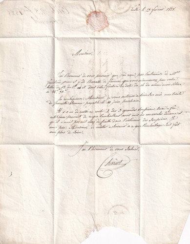 Marque postale 1828 de - postale,