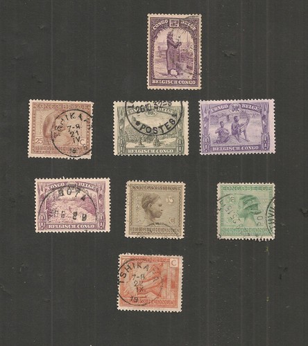 Congo belge lot timbres - belge, de