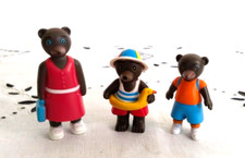 LOT DE 3 FIGURINES PETIT OURS