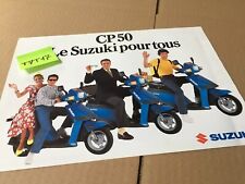 Suzuki Scooter CP50 CP 50 prospectus catalogue publicité brochure