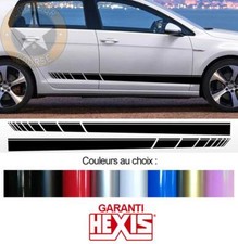 2 X BANDES BAS DE CAISSE POUR VW GOLF GTI SPORT AUTOCOLLANT STICKER BD573N-7
