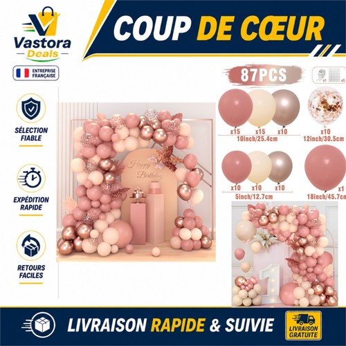 Arche ballon rose - arche,