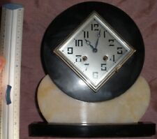 Pendule marbre art déco / années 30 ( Jean de Roncourt ) - Vendue seule