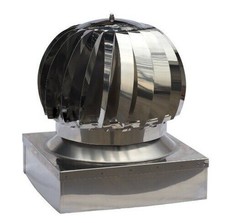 Tirafumo Rotatif En Acier Inoxydable 304 Pour Cheminée Rectangulaire Cm 42x52