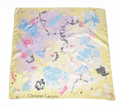 Foulard soie christian - foulard,