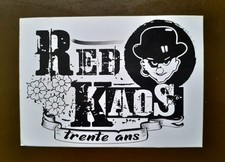 Sticker RED KAOS Ultras