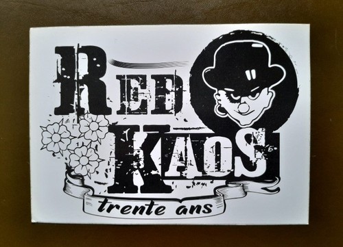 Sticker red kaos - red,