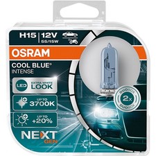 Kit 2 Ampoules Halogène auto Osram COOL BLUE® INTENSE NextGen H15 12V 64176CBN-H