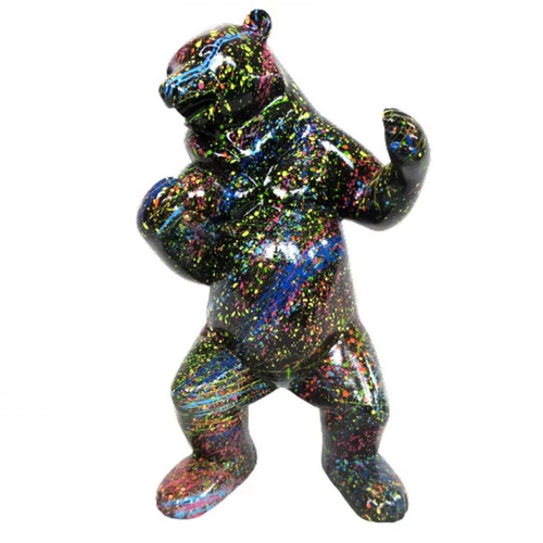 Statue ours agressif - agressif, debout