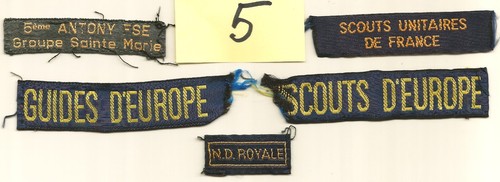 Bandes groupe guides - de, scouts