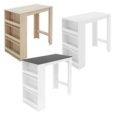 Table de bar avec étagère