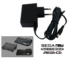 Power Supply for Mega/Sega CD 1 & 2 - 2m Cable - EU Plug AC Adapter PSU