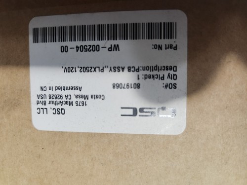 Qsc plx2502 main - main, board