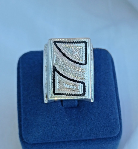 Grosse chevalière argent - chevalière,