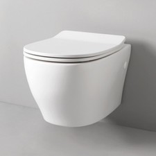 Vase wc Suspendu salle de bain design moderne Ten 4.0 en céramique
