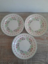 3 assiettes dessert Gien modèle joli matin style Marie Pierre Boitard