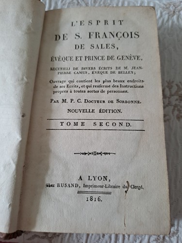 Esprit saint françois - de,