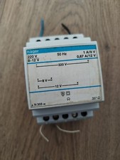 Transformateur de sonnerie HAGER 4VA 220V 8V à 12V ST301 N 303 00 35° 1A 0,67A