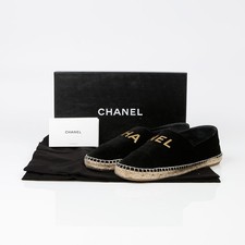 CHANEL Espadrille à logo taille 39 G34012 147599152